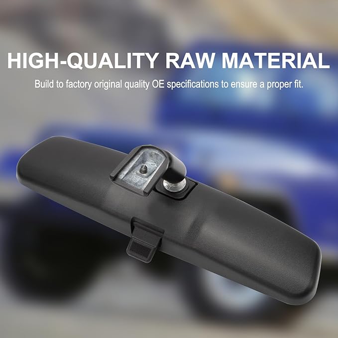 Rear View Mirror compatible for 1987-2012 Wrangler YJ TJ JK Day Night Mirror for 2002-2013 Cherokee Interior Rearview Mirror Kit for 2007-2016 Compass 2011-2017 Patriot Replace#8993023K 8993-023K