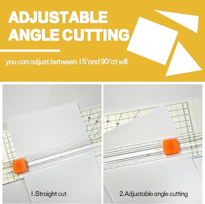 Paper Cutter Slider Mini Small,Paper Trimmer,Papercutter Slicer (Includes 5 Blades )