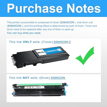 LCL Compatible Toner Cartridge Replacement for Dell 3840 S3840 S3840CDN 3845 S3845CDN 593-BCBF G7P4G High Yield (1-Pack Cyan)