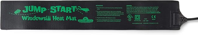 JUMP START Heat Mat, 3" x 20" Inches MT10004 Waterproof Durable, 7.3 Watt UL Certified Seedling, 3"x20", 7.3W