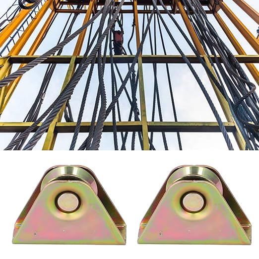 V Groove Track Roller, Abrasion Galvanized Alloy Steel 2PCS Removable Rustproof 150kg Load Bearing V Groove Wheel Pulley for Motorized Doors