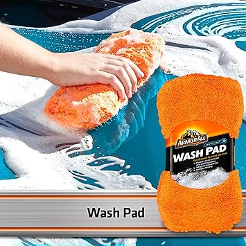 Car Wash Pad by Armor All, Microfiber Car Wash Supplies for Cars, Trucks and Motorcycles