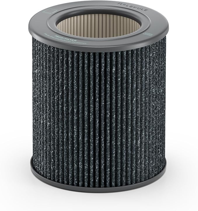 Molekule PECO-HEPA Tri-Power Filter Air Mini and Air Mini Air Purifier Replacement Filters for Allergens, Smoke, Mold, Bacteria, Viruses Other Pollutants for Clean Air - Gray