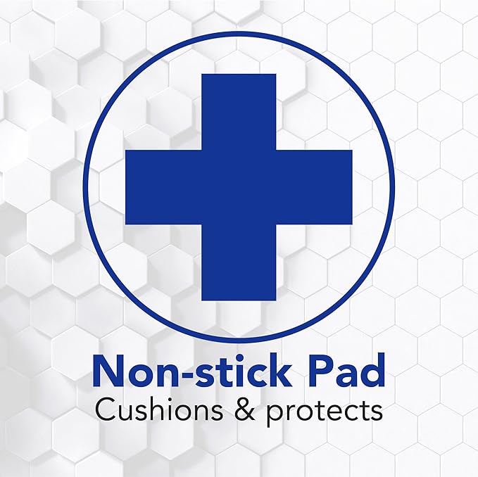 All Health Clear Waterproof Antibacterial Adhesive Bandages, 2 in x 3 12 in, 32 ct Helps Prevent Infection, 100 Waterproof for First Aid and Wound Care