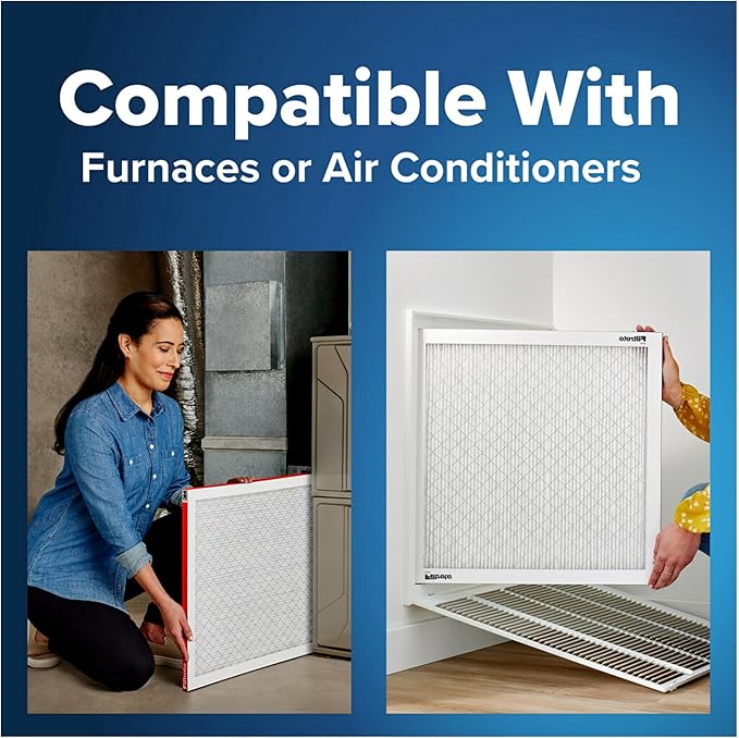 Filtrete 12x20x1 AC Furnace Air Filter, MERV 11, MPR 1000, Micro Allergen Defense, 3-Month Pleated 1-Inch Electrostatic Air Cleaning Filter, 2 Pack (Actual Size 11.81x19.81x0.81 in)