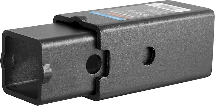 CURT 45408 Trailer Hitch Receiver Adapter Reducer Sleeve Set, 3 to 2-12 or 2-Inch, 2-Piece, Black