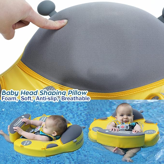 Preself Baby Float Ladybug Mambobaby Infant Soft Solid (Blue)