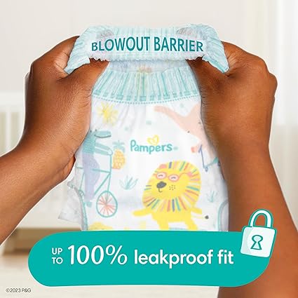 Pampers Diapers - Cruisers 360 - Size 4, 144 Count, Babyproof up to 100 Leakproof Pull-On Diaper