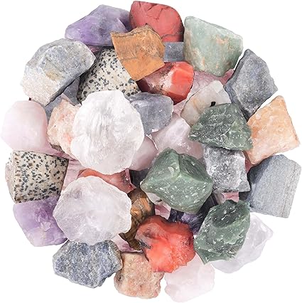 Seven Chakra Crystal, Assorted Crystals, Raw Crystals Bulk, Crystal Rock, Bulk Crystals, Quartz Crystals, Large Crystals, Reiki Gemstones, Rocks and Crystals - Crystals and Healing Stones 1 LB