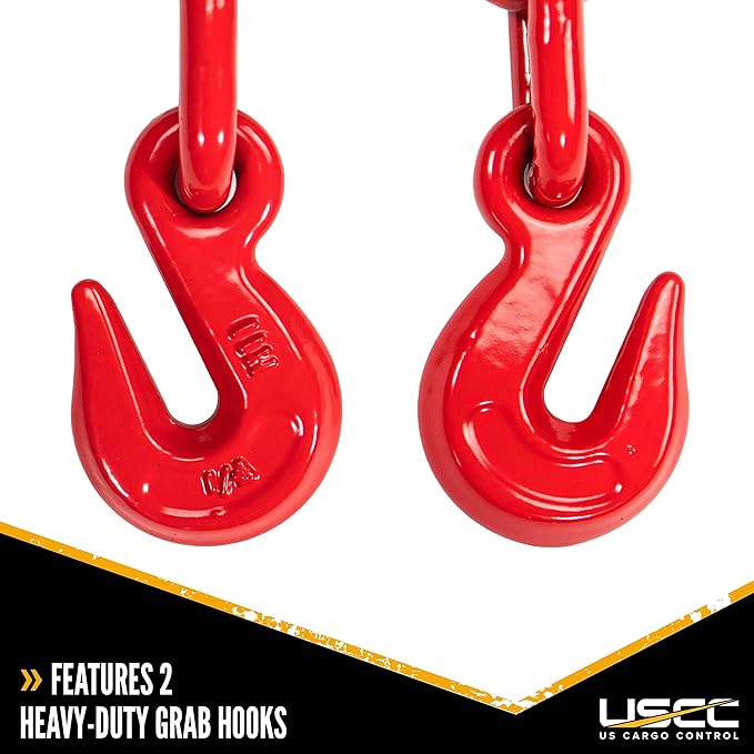 US Cargo Control Ratchet Load Binder for 14" Grade 70 Chain (Working Load Limit: 3,150lb)