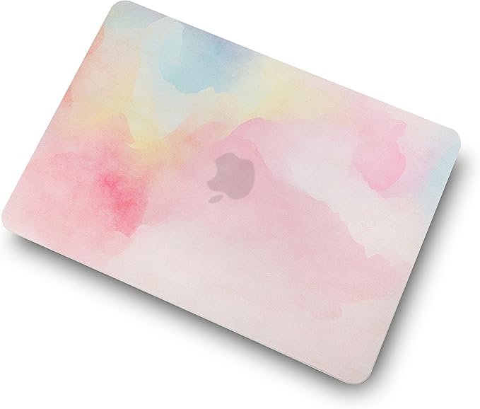 KECC Compatible with MacBook Pro 13 inch Case 2024-2016 with Touch Bar M2 A2338 M1 A2289 A2251 A2159 A1989 A1706 A1708 Plastic Hard Shell (Rainbow Mist)