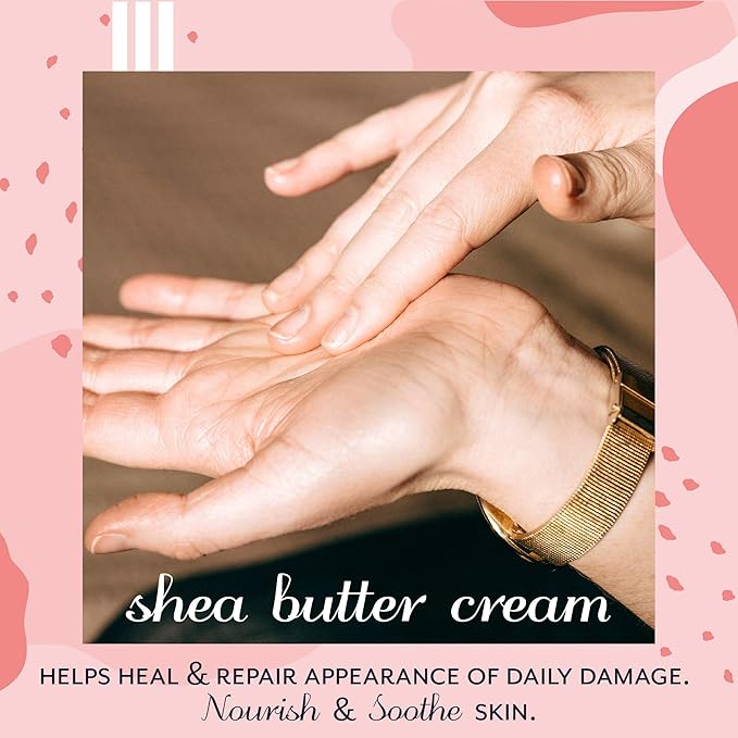 Mother's Shea Whipped Shea Butter (Rose, 2 Oz Tins - Set of 3) 100 Pure Raw Unrefined African Shea - Organic, Sustainably-Sourced Ingredients - Natural Skin Hair Care
