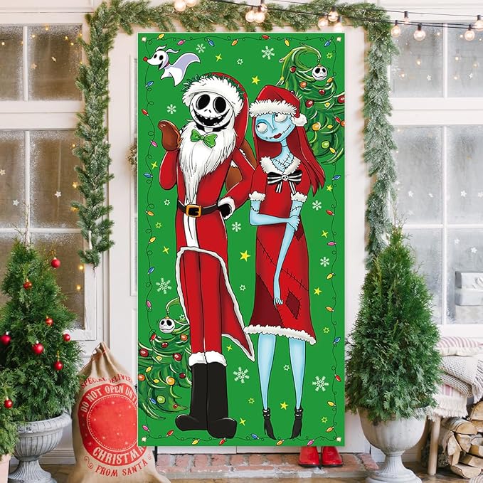 Christmas Decorations Door Cover Banner and Decor for Home Party