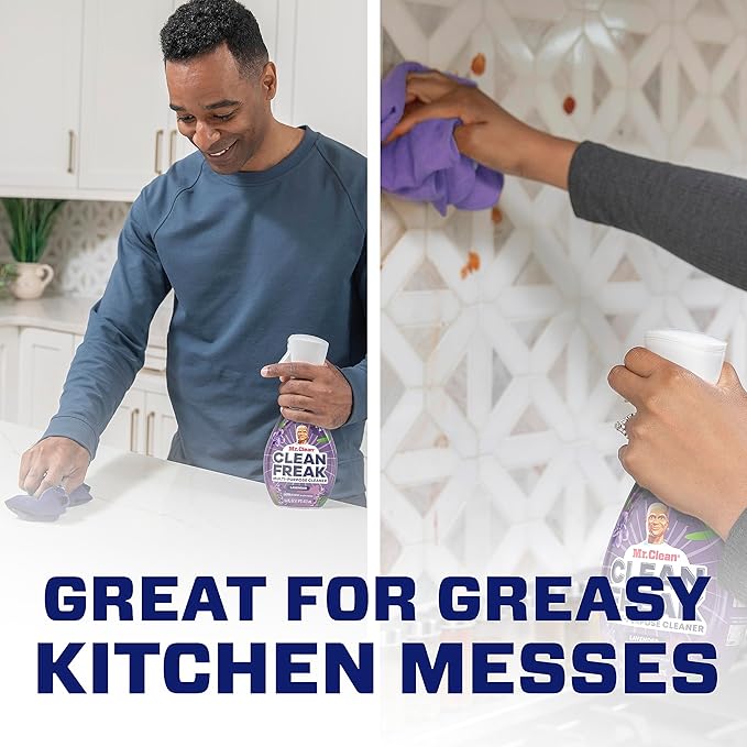 Mr. Clean, Deep Cleaning Mist Multi-Surface Spray, Lemon Zest Scent Refill, 1 Count, 16 Fl Ounce