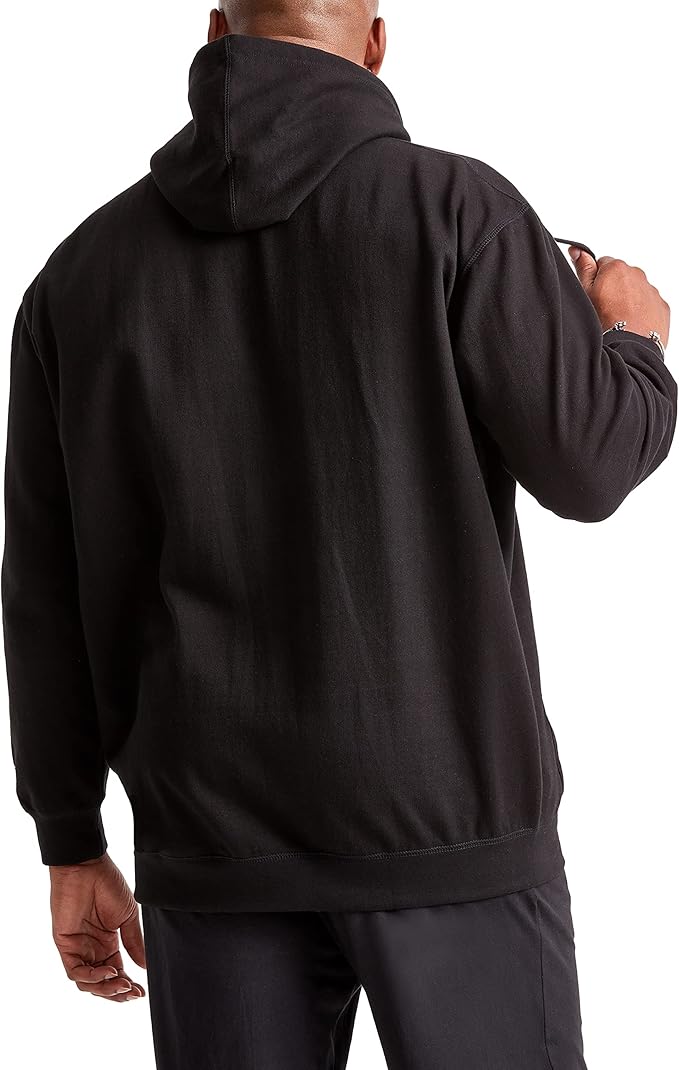 Champion Men's Fleece Script Logo Hoodie (Reg. Or Big & Tall)