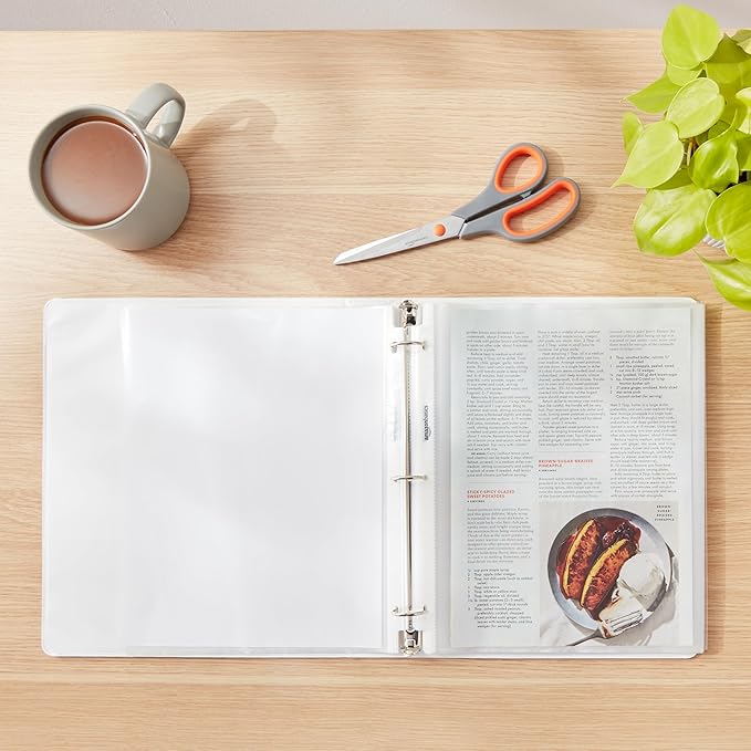 Basics Sheet Protector, Non-Glare, 100-Pack, 8.5 x 11, Clear
