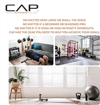 CAP Barbell Cast Iron Hex Dumbbell Multiple Options (45)