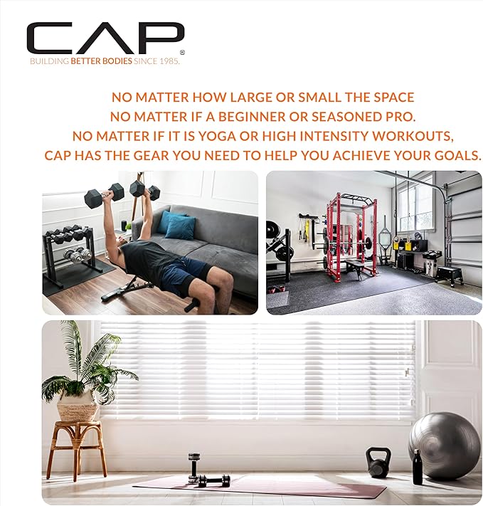 CAP Barbell Cast Iron Hex Dumbbell | Multiple Options (40 lb)