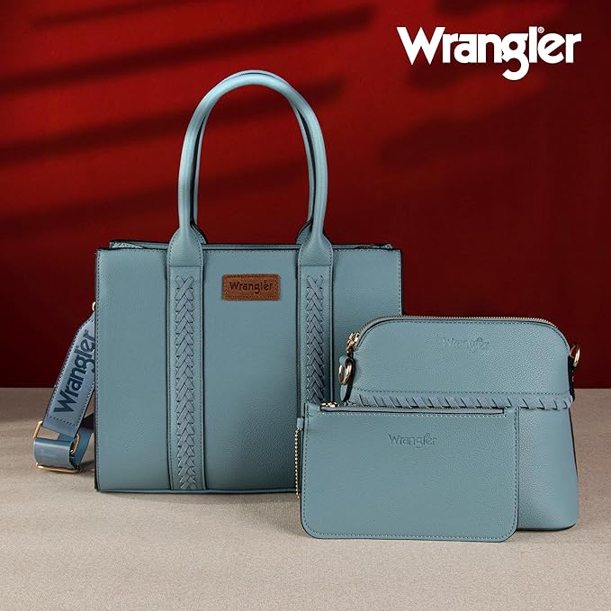 Wrangler Set of 3 purses for women, crossbody bag with strap