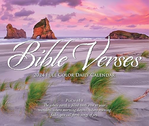 Willow Creek Press Bible Verses Daily 2024 BoxDesk Calendar (5.86" x 4.72")