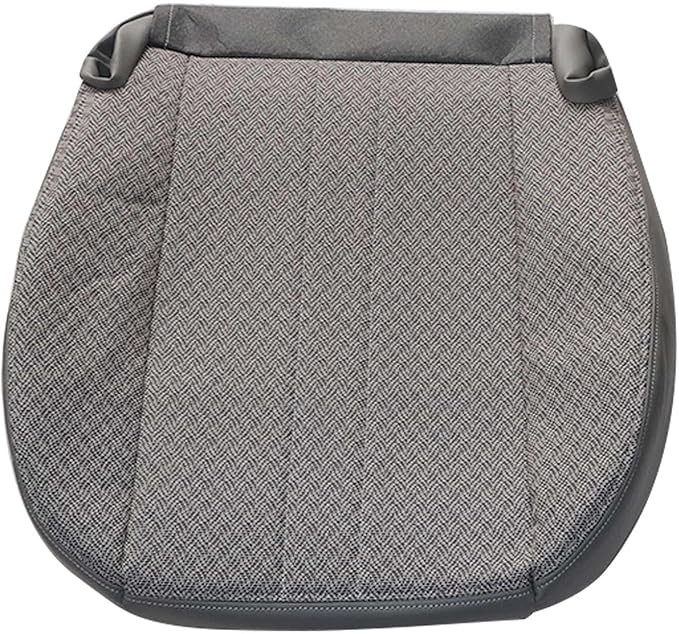 GXARTS Driver or Passenger Side Bottom Cloth Replacement Seat Cover Compatible with Chevy Express GMC Savana 2003 2004 2005 2006 2007 2008 2009 2010 2011 2012 2013 2014 Pewter Gray