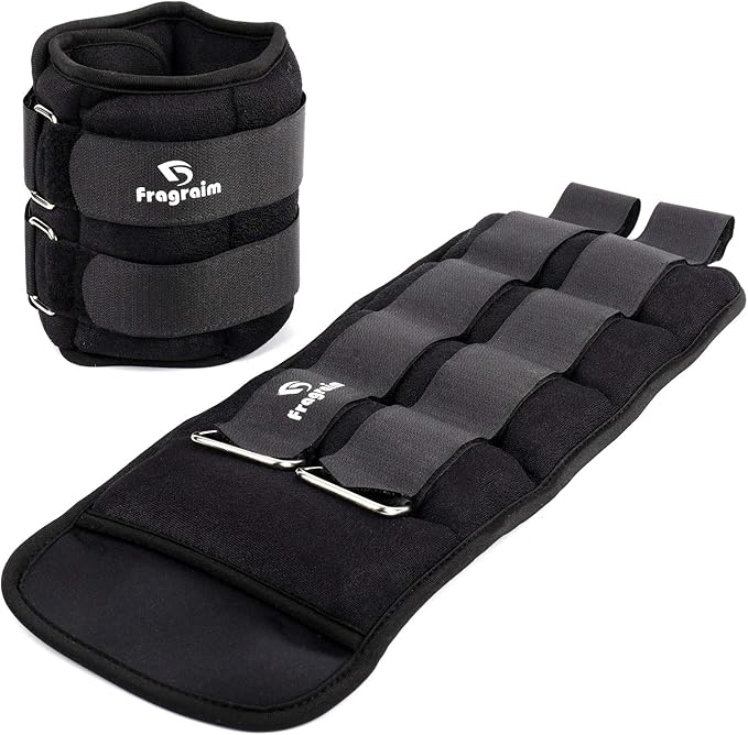Ankle Weights for Women, Men and Kids - 12346810121520 LBS 1 Pair Strength Training WristLegArm Weight with Adjustable Strap for Jogging, Gymnastics, Aerobics, Physical Therapy