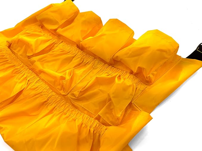Trash Can Caddy Bag Fits 32-48 Gallon Can 12 Pockets Large Round and Square Trash Cans.
