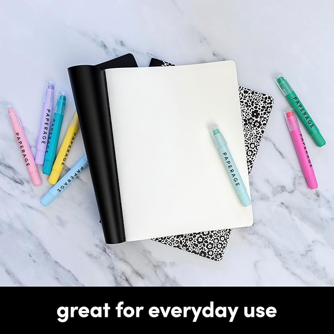 PAPERAGE Soft Cover Blank Journal Notebook, 2 Pack, (Dark Green), 100 Pages, Large 7.5 inches x 9.5 inches, Ideal for Sketch Book, Note Taking & Travel Journal