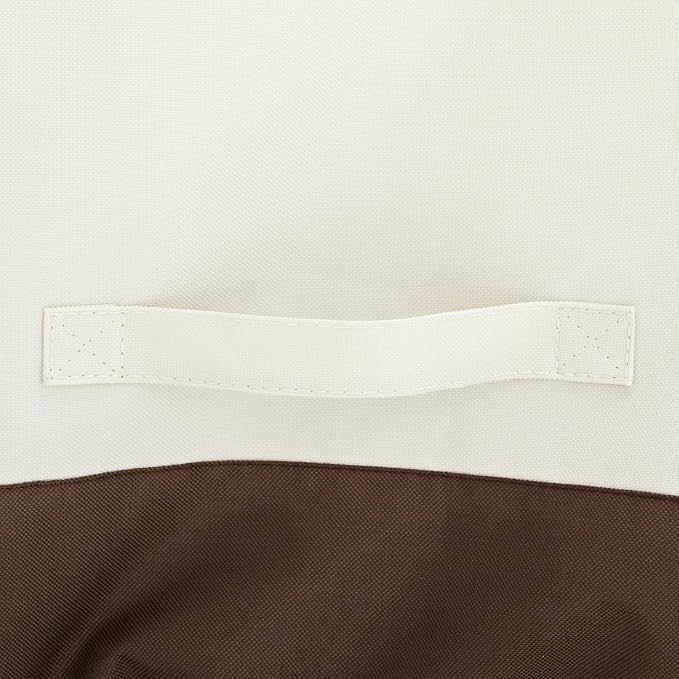 Basics Outdoor Patio Deep Lounge Chair Cover, Set of 2, BeigeTan