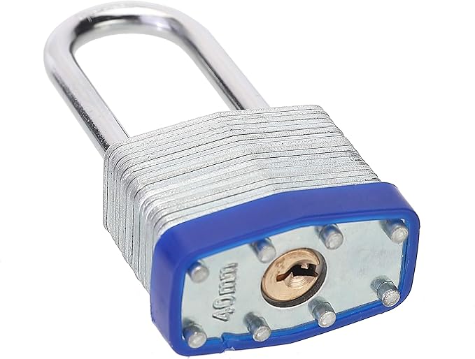 Lock, 1-9/16" (40mm) Laminated Keyed Padlockskeyed Alike Locks, 2 inch Long Shackle Locks-Pack of 8