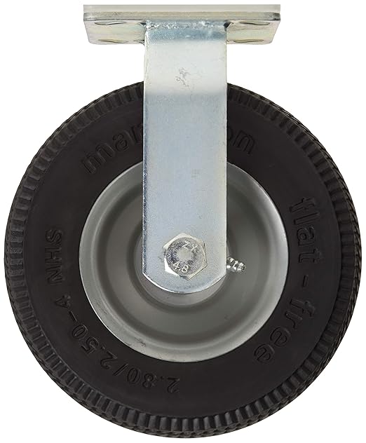 Marathon 8" Rigid Caster with Flat Free Tire