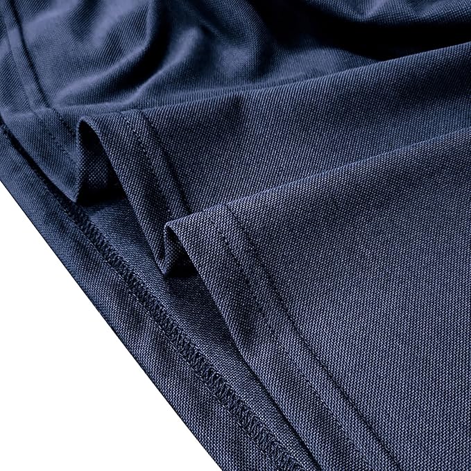 Men's Polo Shirts Short Sleeve Regular Fit Casual Tshirts Button Down Business Summer Sports Lightweight Hiking Tees