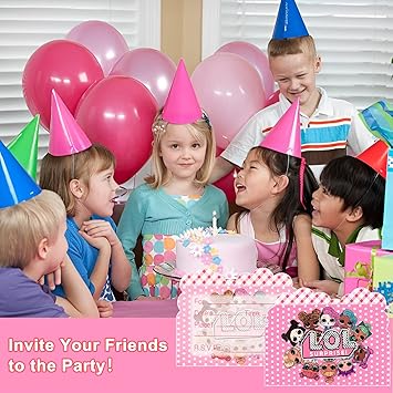 CHUKUA - LOL Party Invitations (10pc)