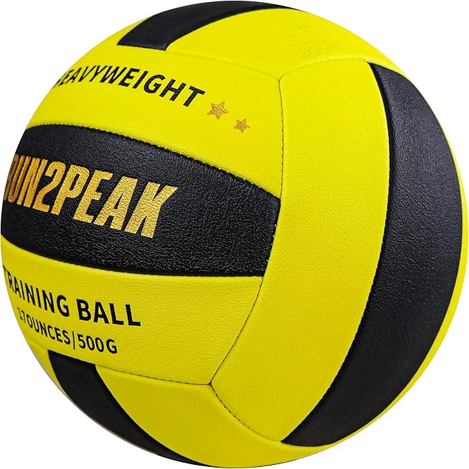 Setter Training Volleyball Official Size 5 Volleyballs Heavy Weight Ball PU Practice Volley Balls for Indoor Rebounder Equipment Setters Weighted Volleyball Setting Trainer