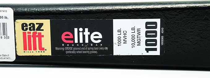 Eaz-Lift 48093 1000 Pounds Rating Elite Replacement Spring Bar-1000 lb. Capacity (48093