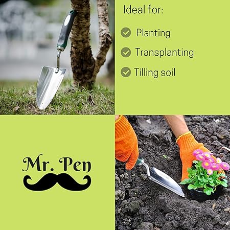 Mr. Pen Heavy Duty Stainless Steel Trowel, Garden Shovel, Hand Shovel, Gardening Tool