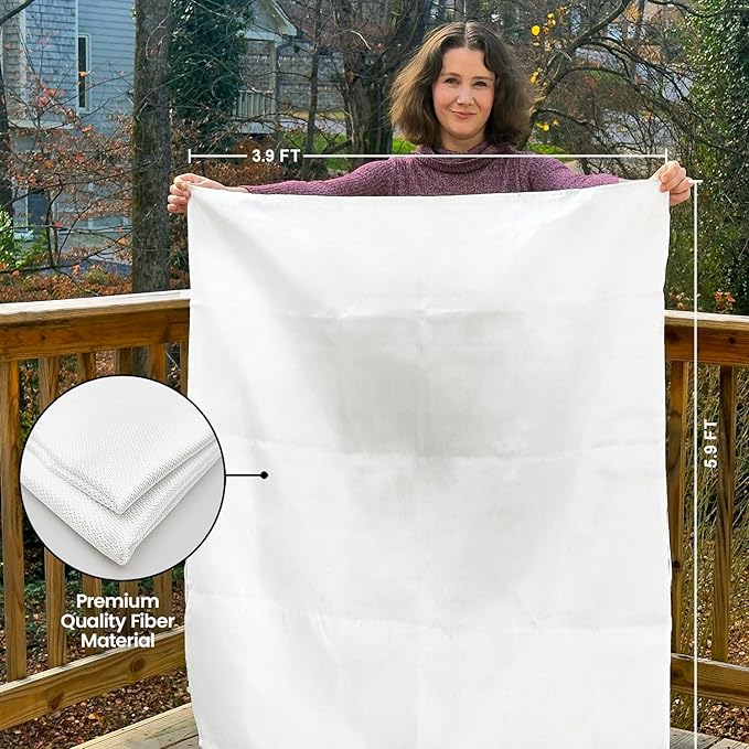 Prepared Hero Extra Large Emergency Fire Blanket - 4 Pack - Extra Large Fire Suppression Blanket for Kitchen, 47Au x 71Au XL Fire Blanket for Home, Fiberglass Fire Blanket, XL