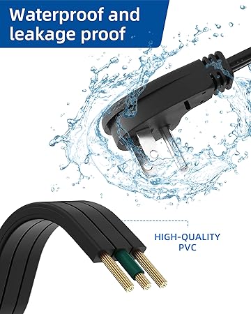 Upgraded Refrigerator Power Cord 3903-001003 3903-000519, Compatible Replacement for Samsung Models (Substitutes 3903-000786, 3903-000796)