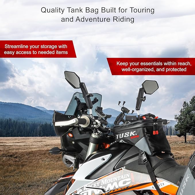 Tusk Olympus Tank Bag Small BlackTan