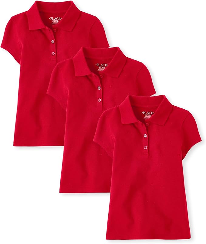 The Children’s Place Multipack Short Sleeve Pique Polo