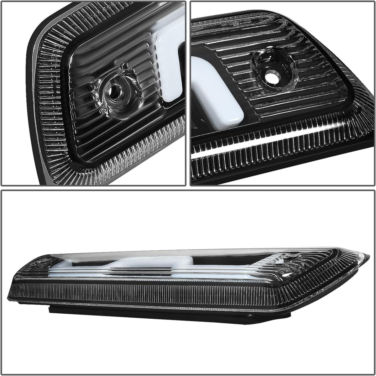 3BL-ZTL-010-CH CLear Lens LED 2-Stage Sequential 3rd Brake Light Compatible with 09-14 F-150/10-14 Mark LT, Excludes SVT Raptor & Models W/Hill Descent Control