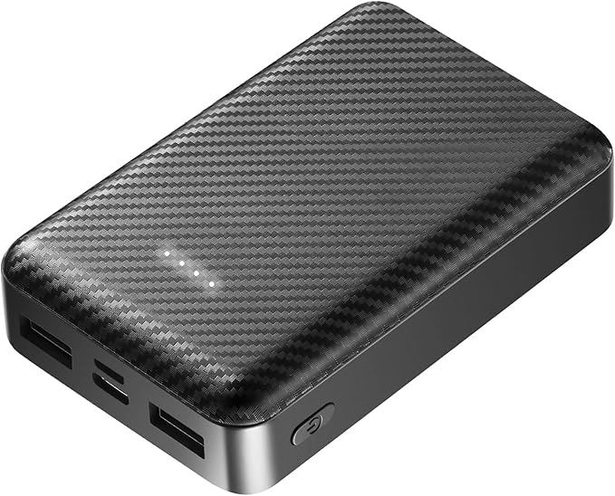 Heated Vest Battery Pack, 5V 2A 10000 mAh Power Bank for Heated Vest Heated Jacket, Dual USB Heated Vest Battery Charger, Battery Phone Charger for iPhone, Android