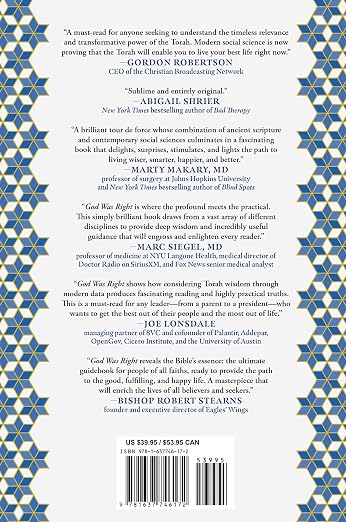 God Was Right: How Modern Social Science Proves the Torah Is True