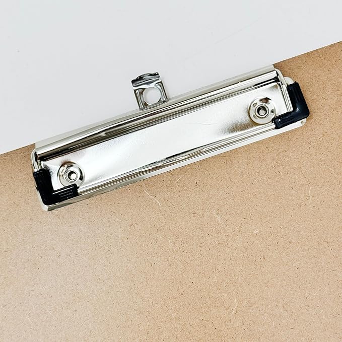Clipboard Set of 6, Suitable for Classroom, Students, Children, A4 Standard clipboard Size 9 x 12.5 with Thin Clips, Office Supplies, School Supplies.