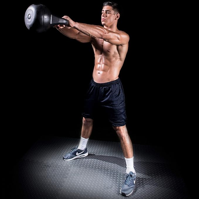 ProsourceFit Vinyl Plastic Kettlebell 20 lbs