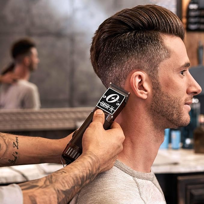 Oster Professional Hair Clippers, Classic 76 for Barbers and Hair Cutting with Detachable Blade, Burgundy