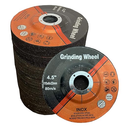 Grinding Wheel for Grinders,Grinding Wheel for Metal ,Aggressive Grinding for Metal (25 Pack, 4.5 Inch,14" Thick, 79")