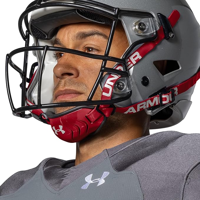 Under Armour Football Helmet Chin Strap, Adjustable Straps, Youth Adult