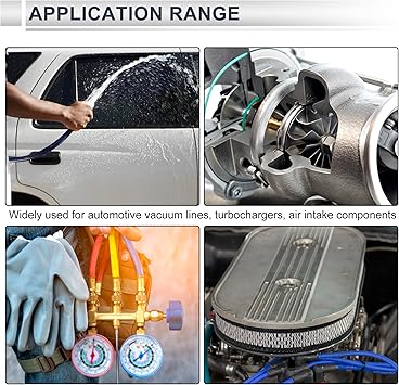1 Pcs Silicone Vacuum Tubing Hose High Temperature 3.3FT 1316" 20mm ID 2.5mm Thickness Automotive Vacuum Line 130PSI Max Pressure Clear