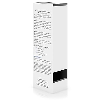 Neutrogena Oil-Free Moisture Daily Hydrating Face Moisturizer for Sensitive Skin, Fast Absorbing Ultra-Gentle Lightweight Face Lotion Moisturizer with Glycerin, Non-Comedogenic, 4 fl. oz